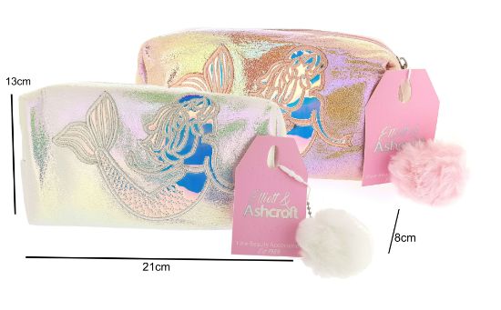 Picture of Mermaid Pom Pom Bags 7.5x21x13cm