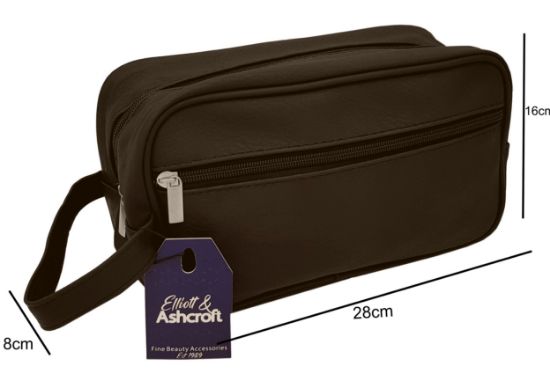 Picture of Matt Brown Faux Leather Bag 8x16x28cm