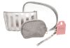 Picture of Triple Silver Glitter Bag Set 6x26x16CM