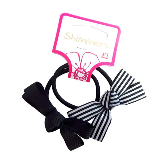 Picture of School Colours Large Printed Bow