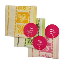 Picture of Serenade Cotton Face Cloth(mixed design)