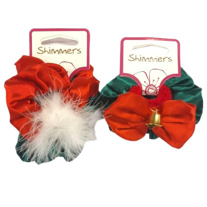 Picture of Xmas - 2pk Scrunchies (designs may vary)