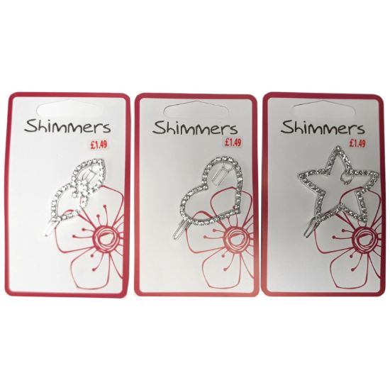 Picture of Shimmers - Crystal Hair Slides