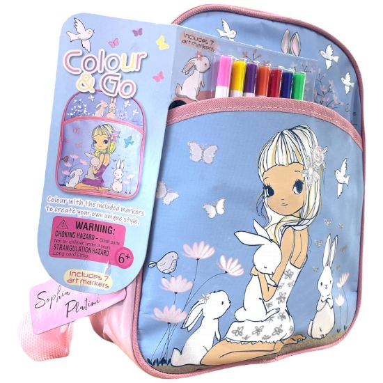 Picture of Colour and Go' Bunny Back Pack 21x26x9cm