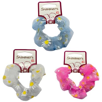 Picture of Shimmers - Sheer Daisy Scrunchy Pastel