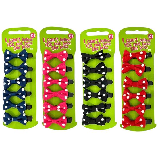 Picture of ICB - Dotty Bow Clips