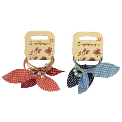 Picture of Shimmers - Gingham Pearl Tail Elastics