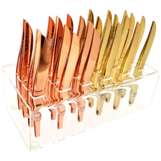 Picture of Rose/Gold Tweezers (Tray)