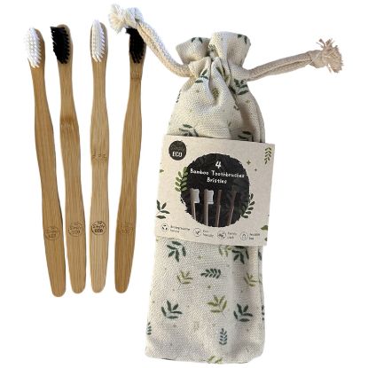 Picture of Simply ECO 4 Bamboo Toothbrushes