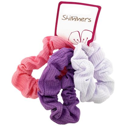 Picture of Shimmers - Pastel Mix Waffle Scrunchy