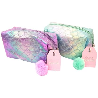 Picture of Scales Pom Pom Bag 8x28x12cm