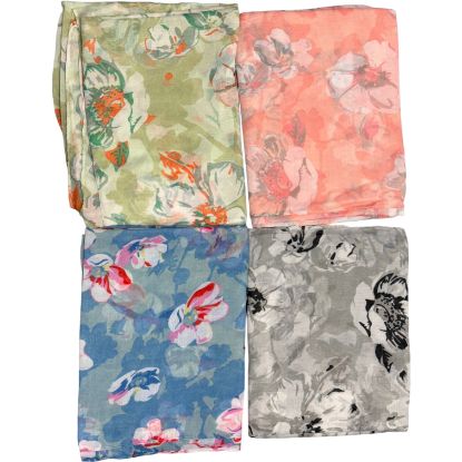 Picture of Believe - Leaf Print Scarf