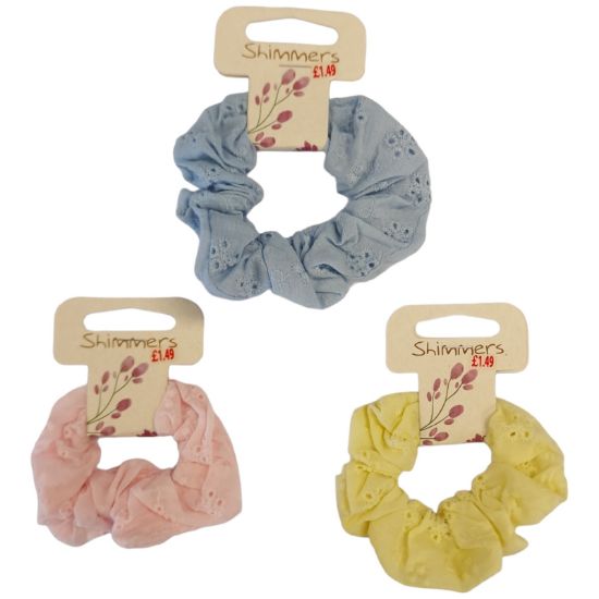 Picture of Shimmers - Broderie Anglaise Scrunchy