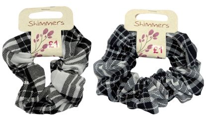 Picture of Shimmers - Check Scrunchy