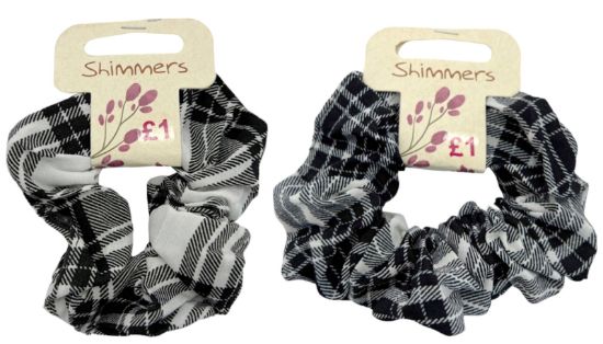 Picture of Shimmers - Check Scrunchy