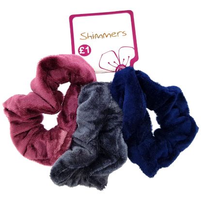 Picture of Shimmers - 3 Velvet Scrunchies