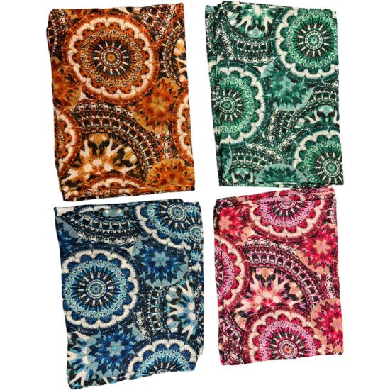 Picture of Believe - Colour Poppy Print Scarf