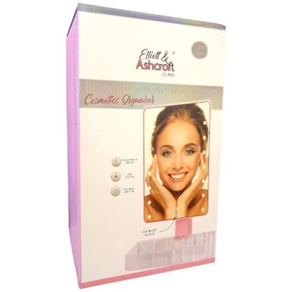 Picture of White Mirror with Cosmetic Organiser