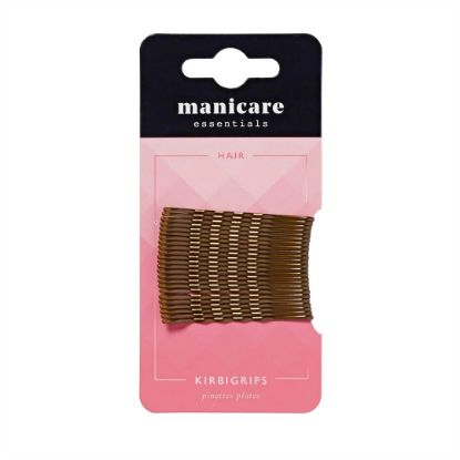 Picture of Manicare 24 Kirbigrips 5Cm Brown