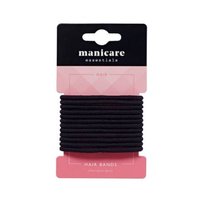 Picture of 11201 Manicare Black Hair Bands Thick